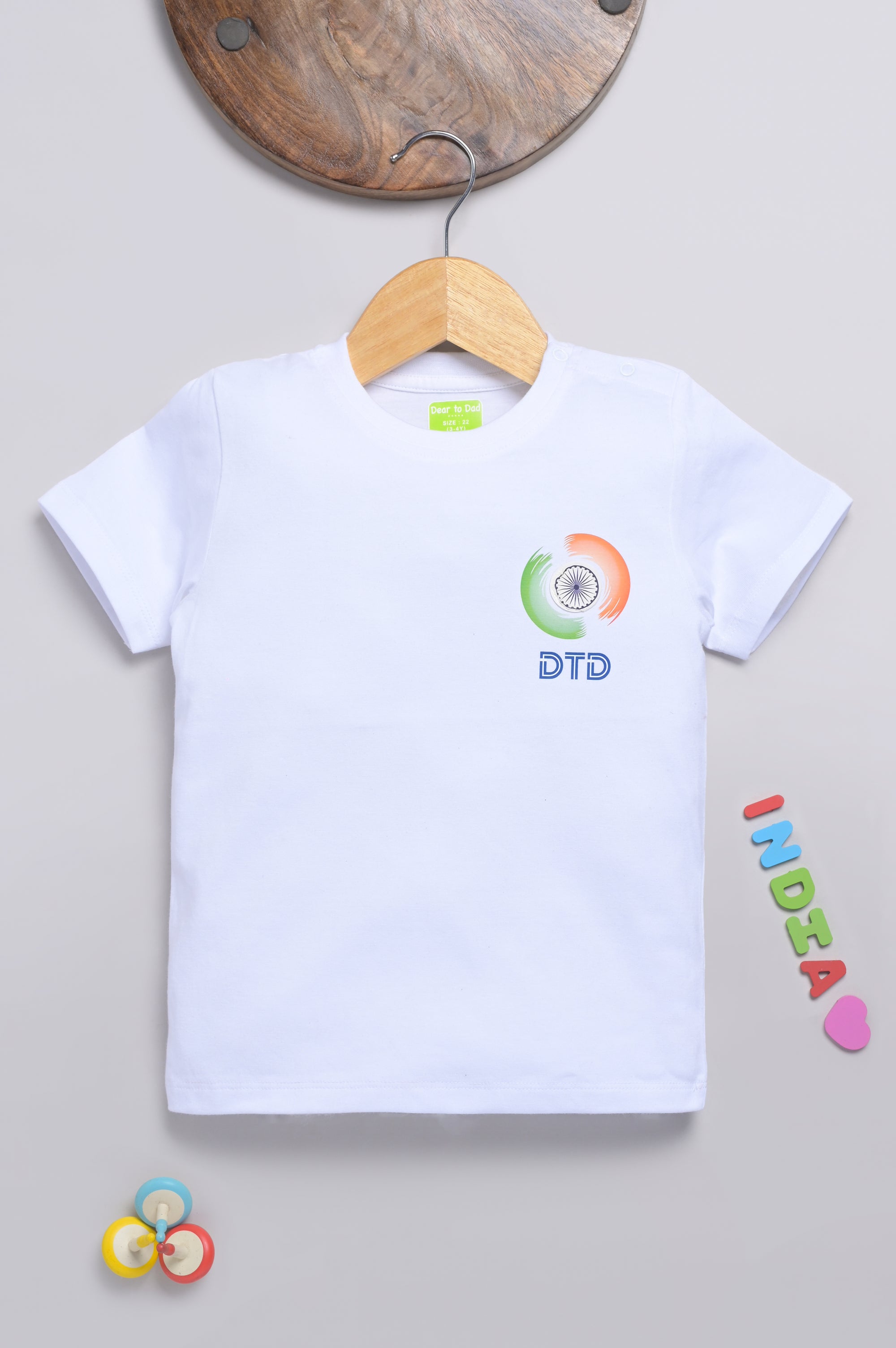 DTD Pure Cotton Half Sleeve Independent T-Shirt for Boys BT-HS-001