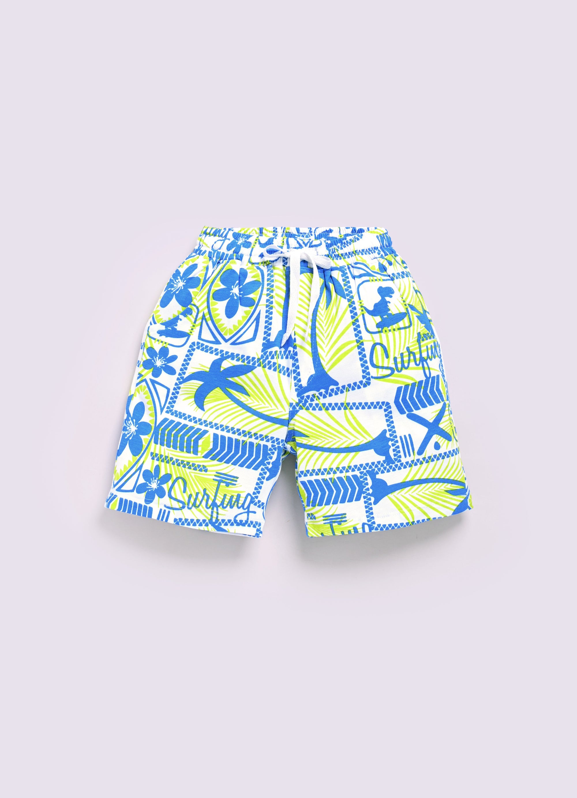 Dear To Dad Pure Cotton AOP Printed Half Sleeve Boys Co-ord Set HS-COS-03