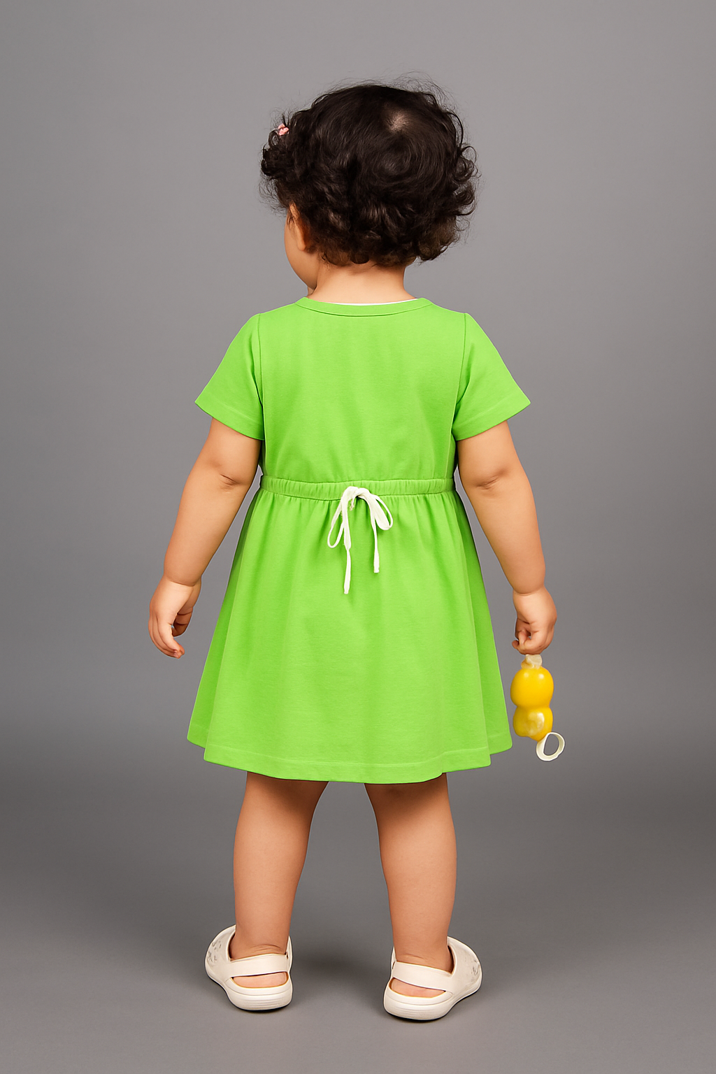 Dear To Dad Pure Cotton Pink Color Girls Frock FRK-005