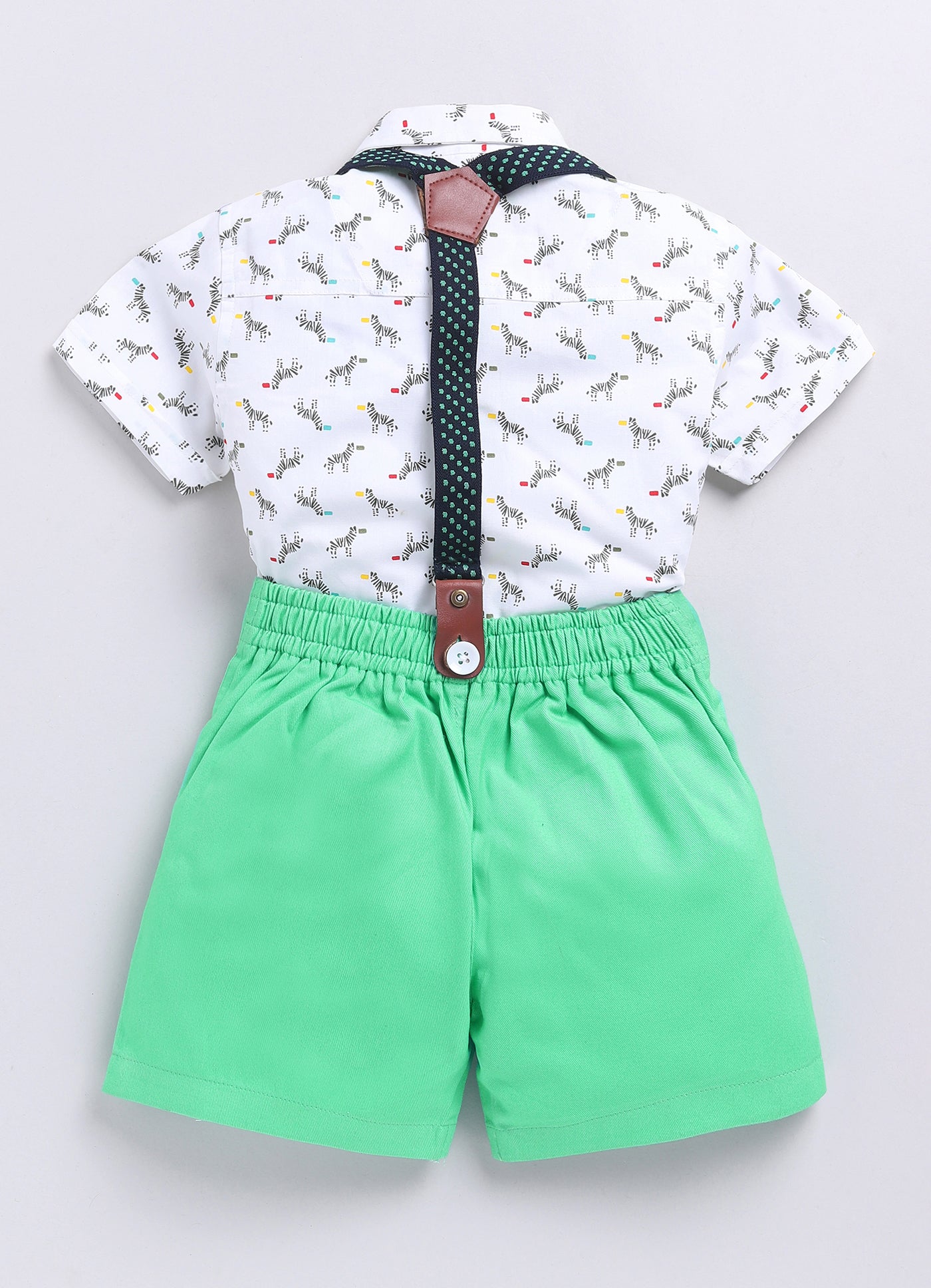 DTD Pure Cotton Half Sleeve Boys Dungaree ON-B-HSD-811