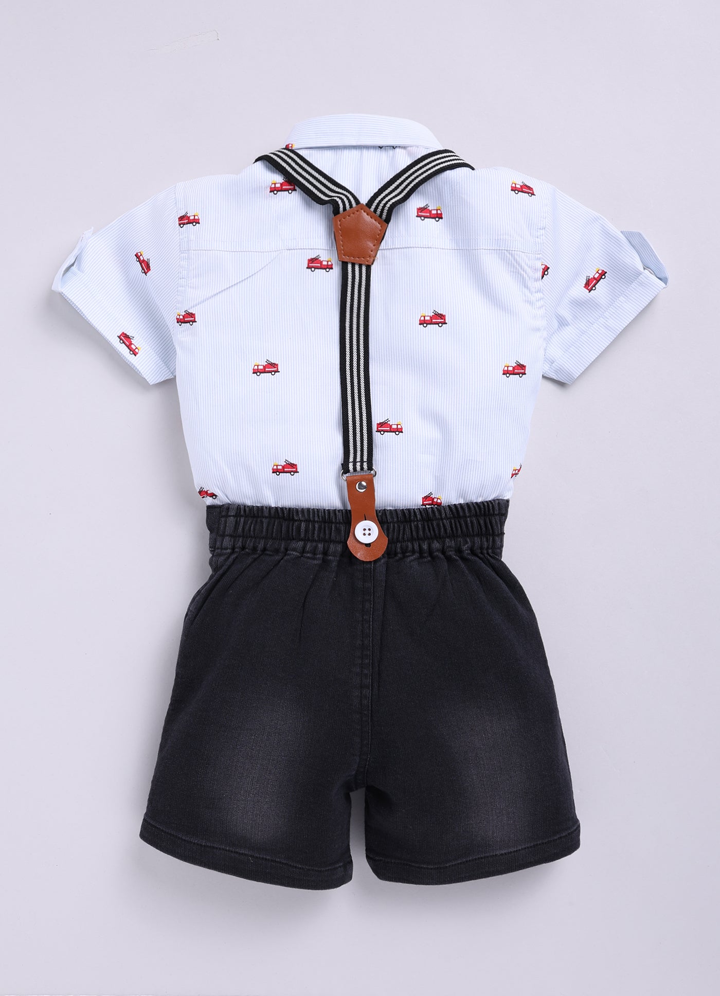 DTD Pure Cotton Half Sleeve Boys Dungaree ON-B-HSD-816