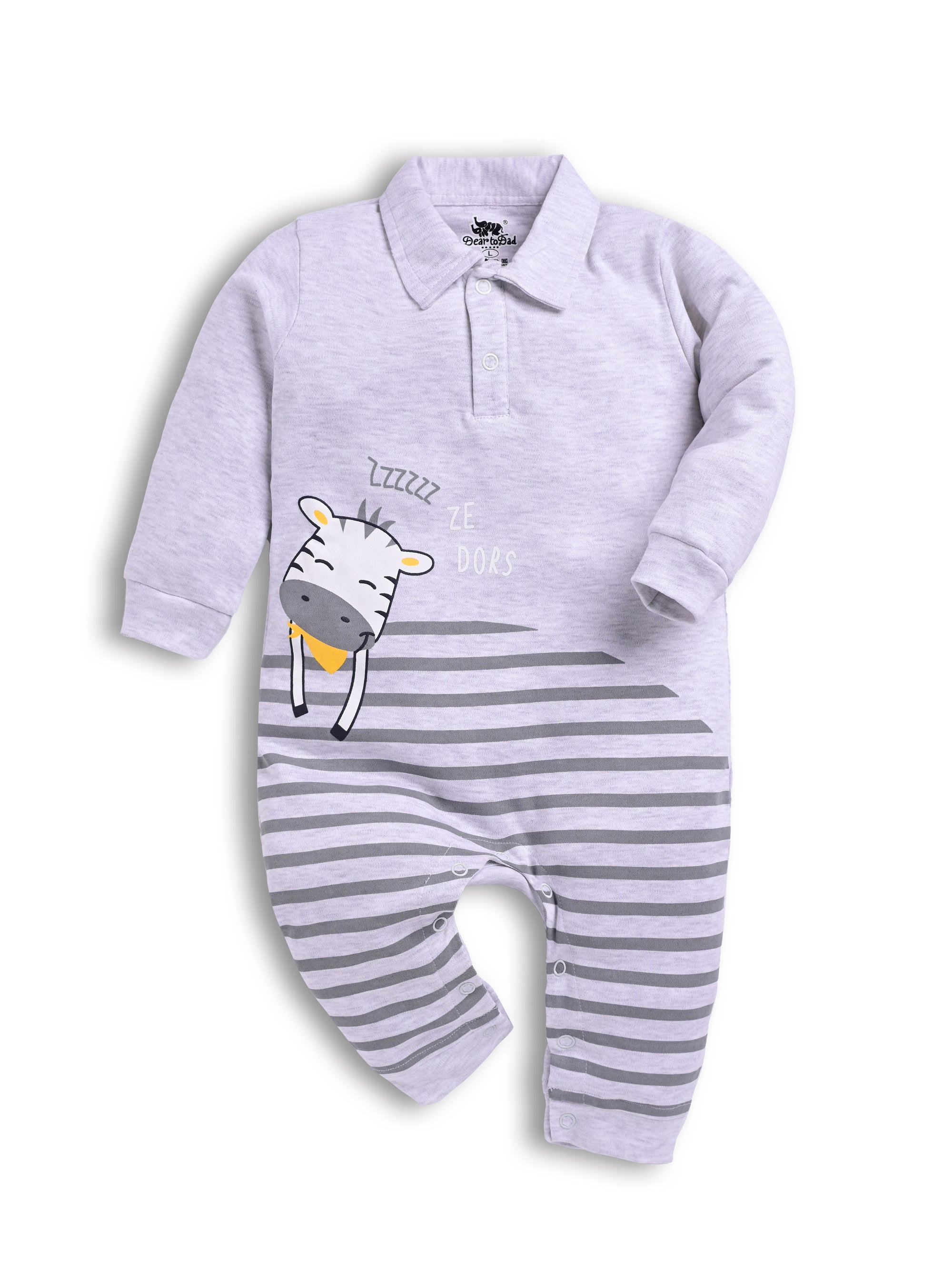 DTD Blue Color Little Cow Design Infant Baby Romper S-40AB & 40BB