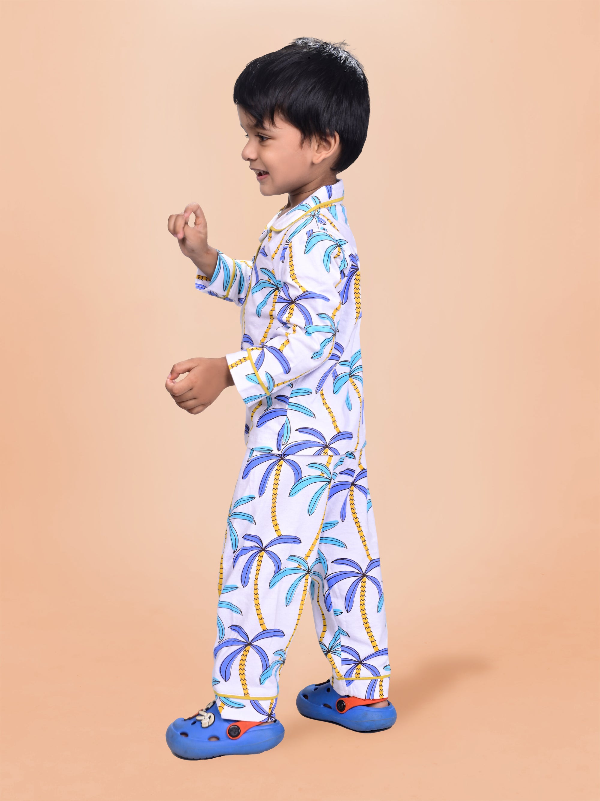 DTD Coconut All Over Printed Boys Night Suit ON-B-FS-NS-01