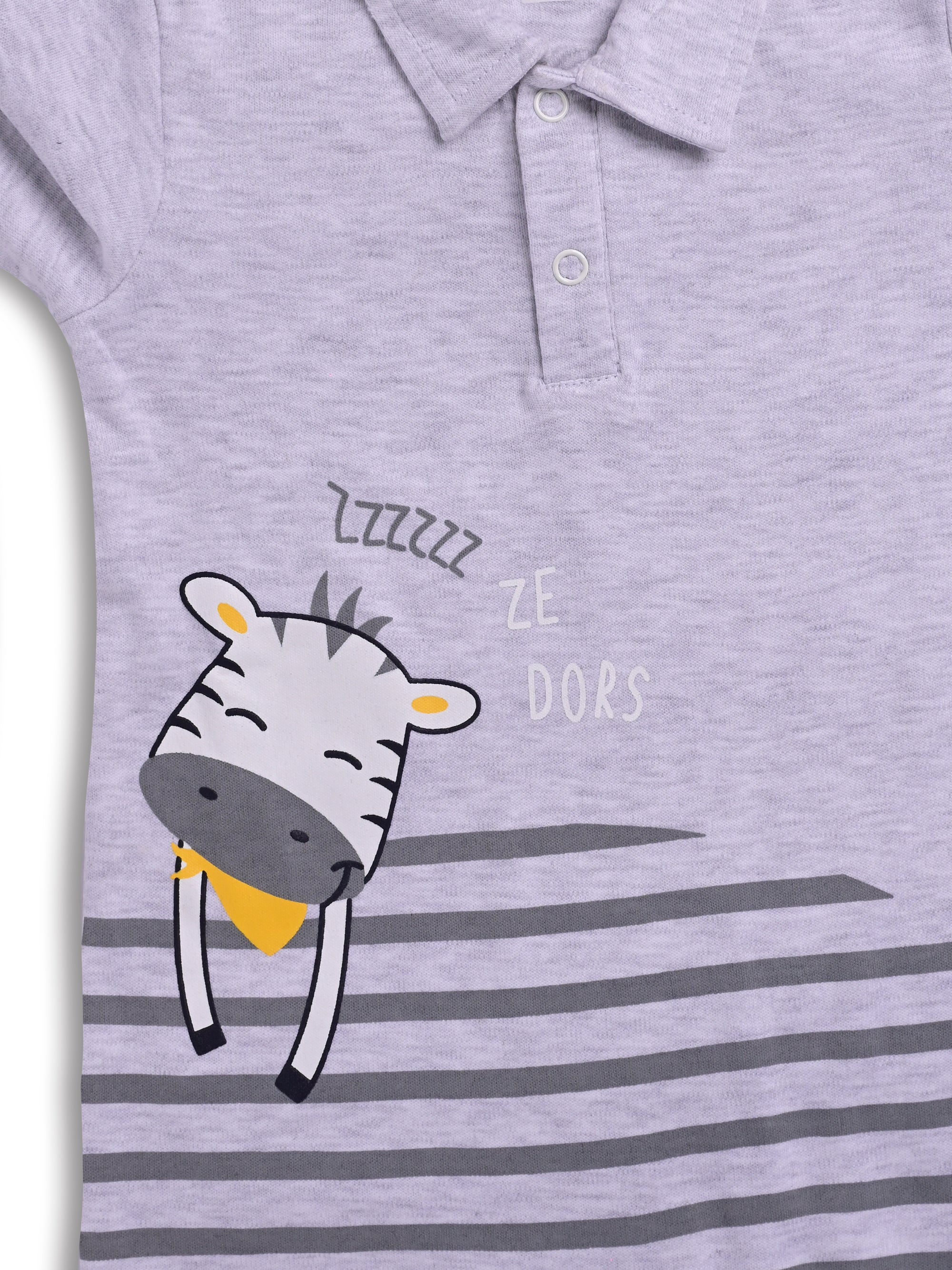 DTD Blue Color Little Cow Design Infant Baby Romper S-40AB & 40BB