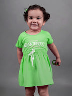 Dear To Dad Pure Cotton Pink Color Girls Frock FRK-005