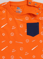 DTD All Over Print Half Sleeve T-Shirt for Boys-Pack of 2-BT-711A