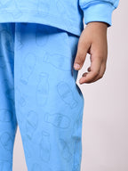 DTD Pure Cotton Full Sleeve All Over Printed Boys Night Suit B-FS-NS-37A&B