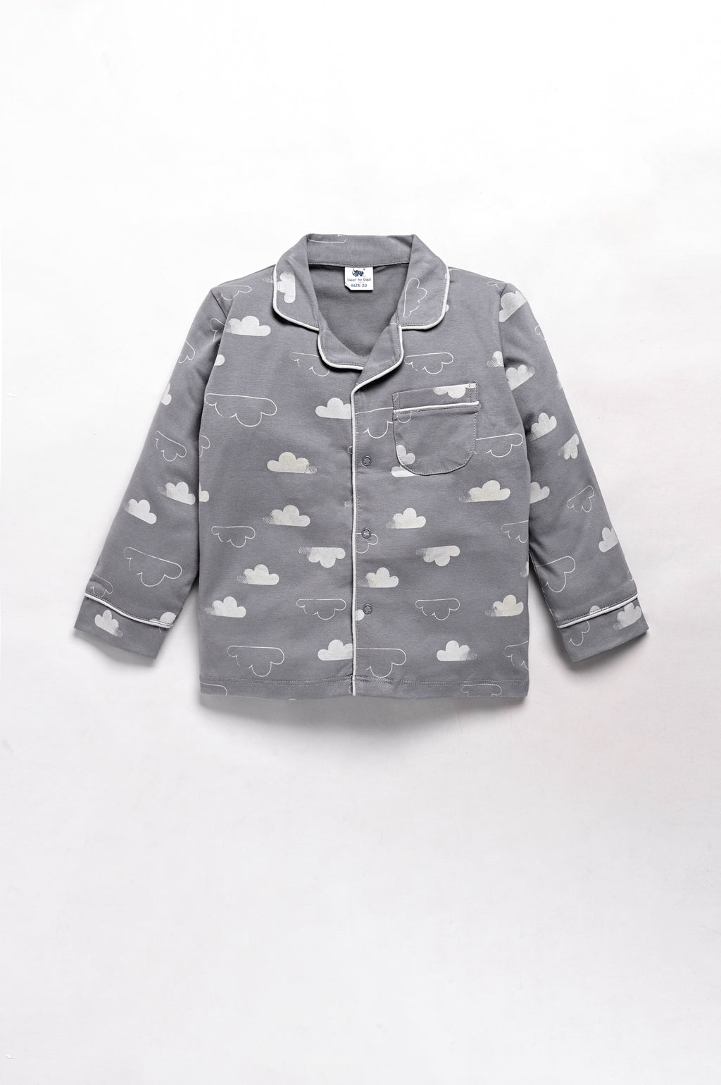 DTD Pure Cotton Full Sleeve All Over Printed Boys Night Suit B-FS-NS-24&25