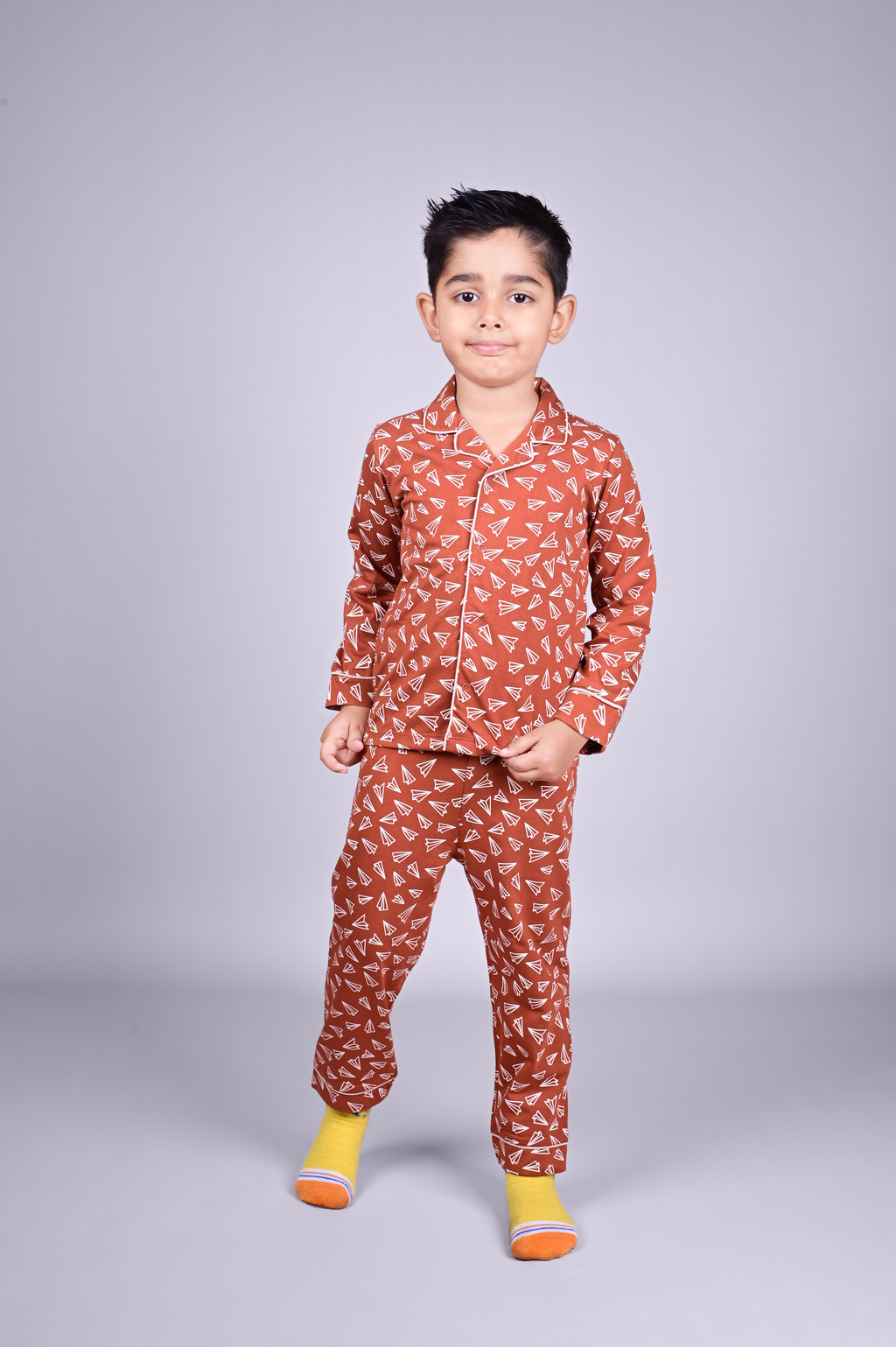 DTD All Over Airplane Printed Baby Boys Night Suit ON-B-FS-NS-26&27