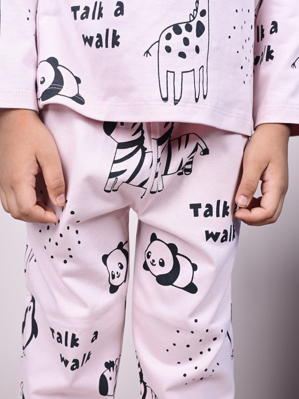 DTD Pure Cotton Full Sleeve All Over Printed Boys Night Suit B-FS-NS-13
