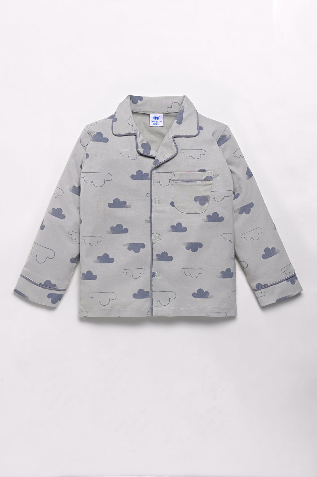 DTD Pure Cotton Full Sleeve All Over Printed Boys Night Suit B-FS-NS-24&25