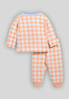 Orange Full Sleeve Front Open Set B-FO-14_Orange