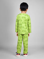 DTD Pure Cotton Full Sleeve All Over Printed Boys Night Suit B-FS-NS-19&20
