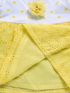 Dear To Dad Pure Cotton AOP Bobby Printed Hakoba Fabric Baby Frock G-HS-041