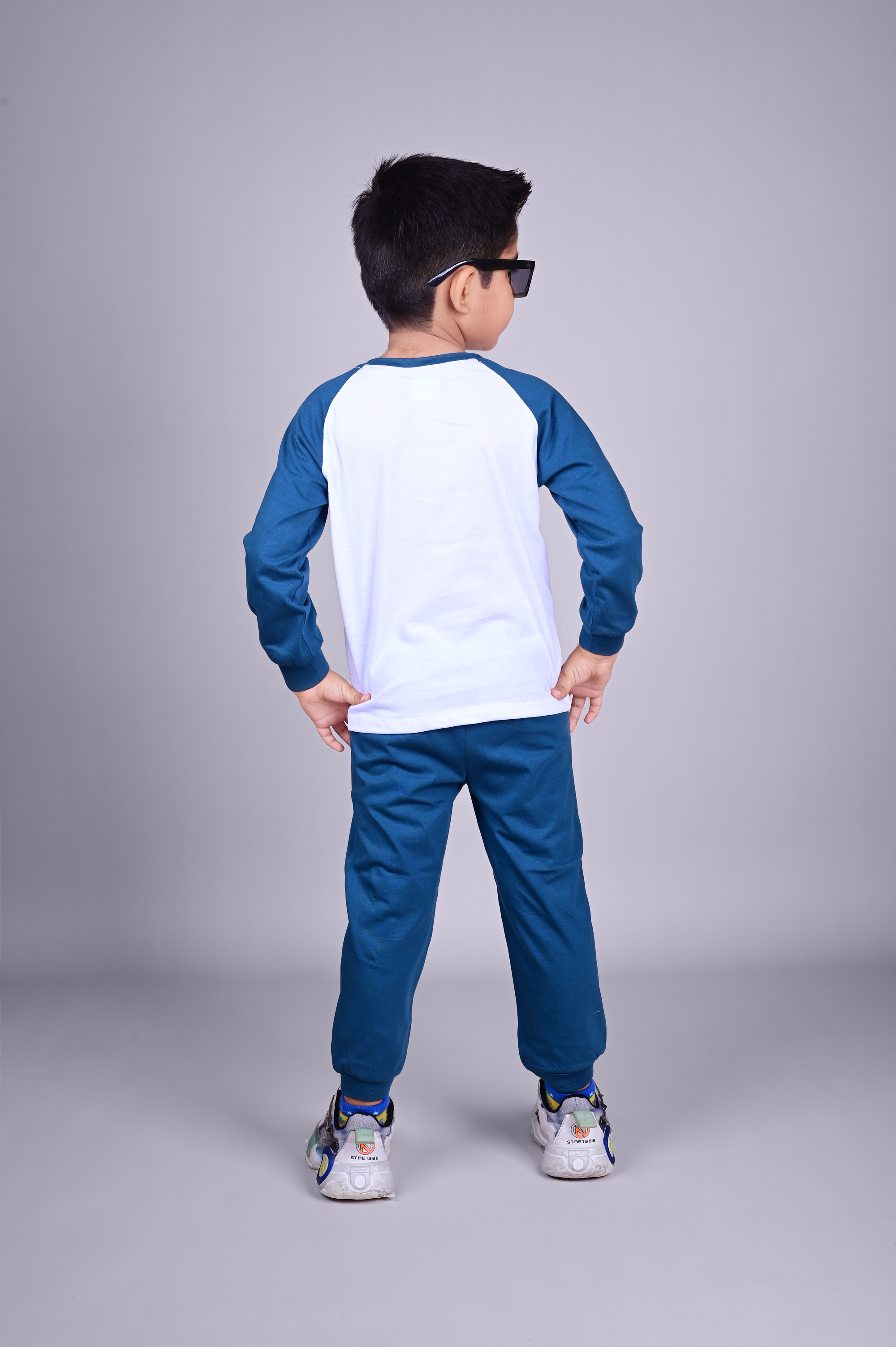 DTD Pure Cotton Full Sleeve All Over Printed Boys Night Suit B-FS-NS-38A & 38B