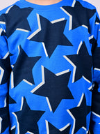 DTD Yellow Color All Over Star Printed Boys Full Sleeve Set B-FS-NS-15&16