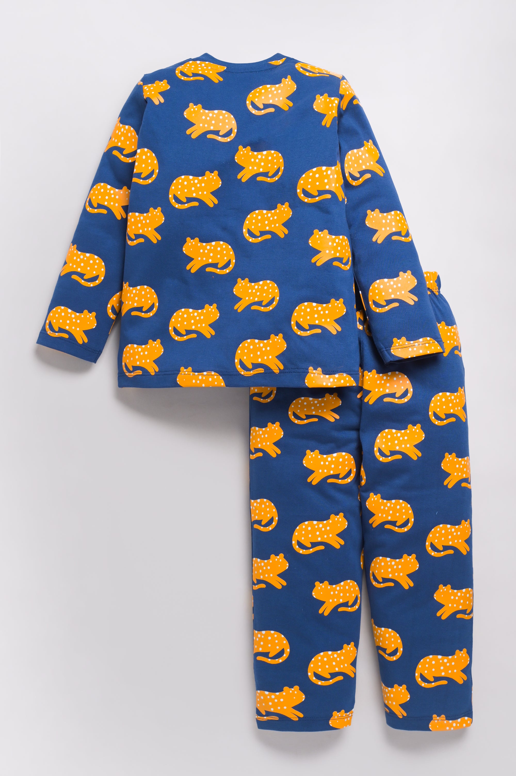 DTD Pure Cotton Full Sleeve All Over Printed Boys Night Suit B-FS-NS-06