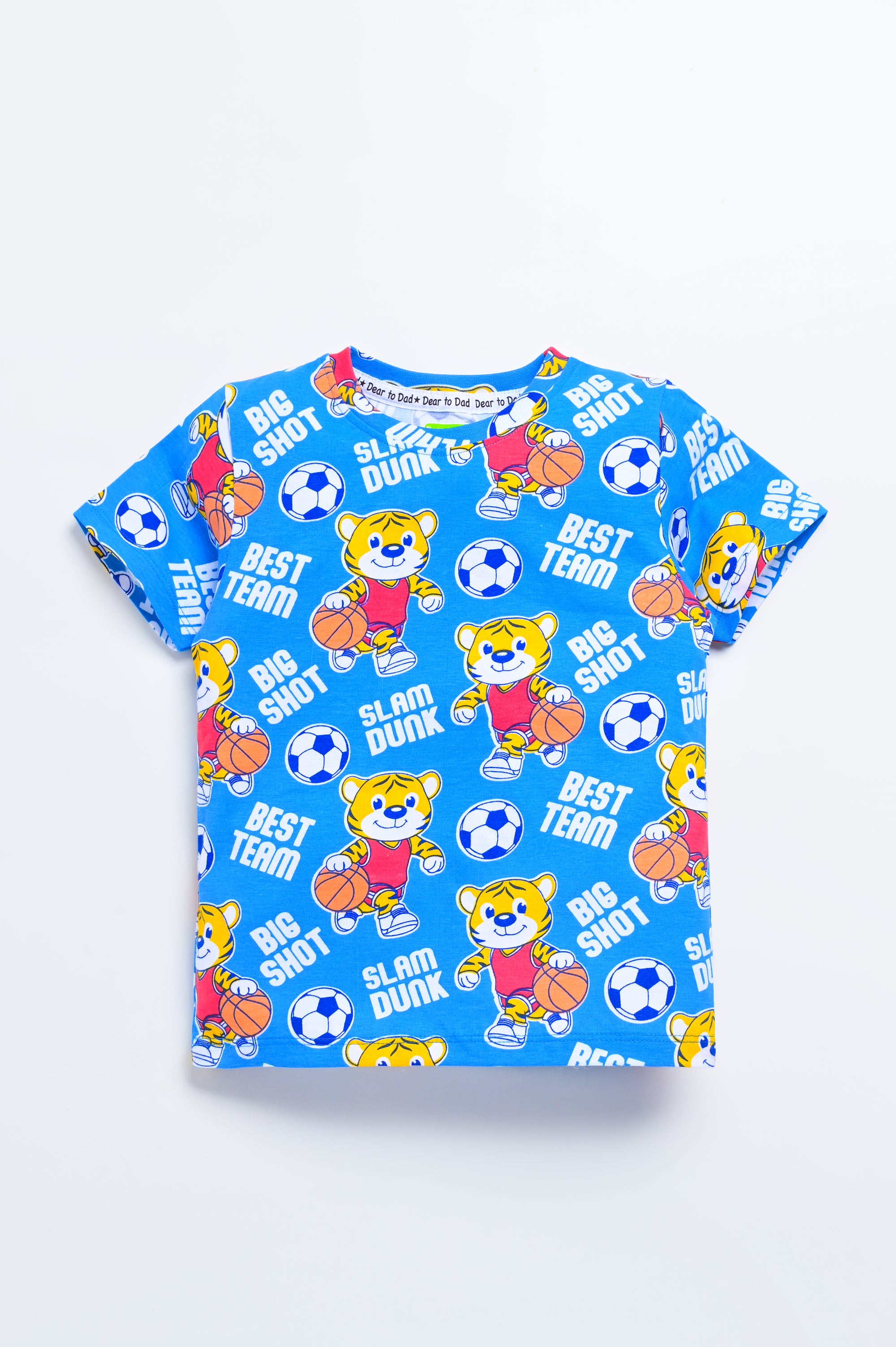 Dear To Dad Pure Cotton AOP Printed Half Sleeve Boys Co-ord Set HS-COS-07