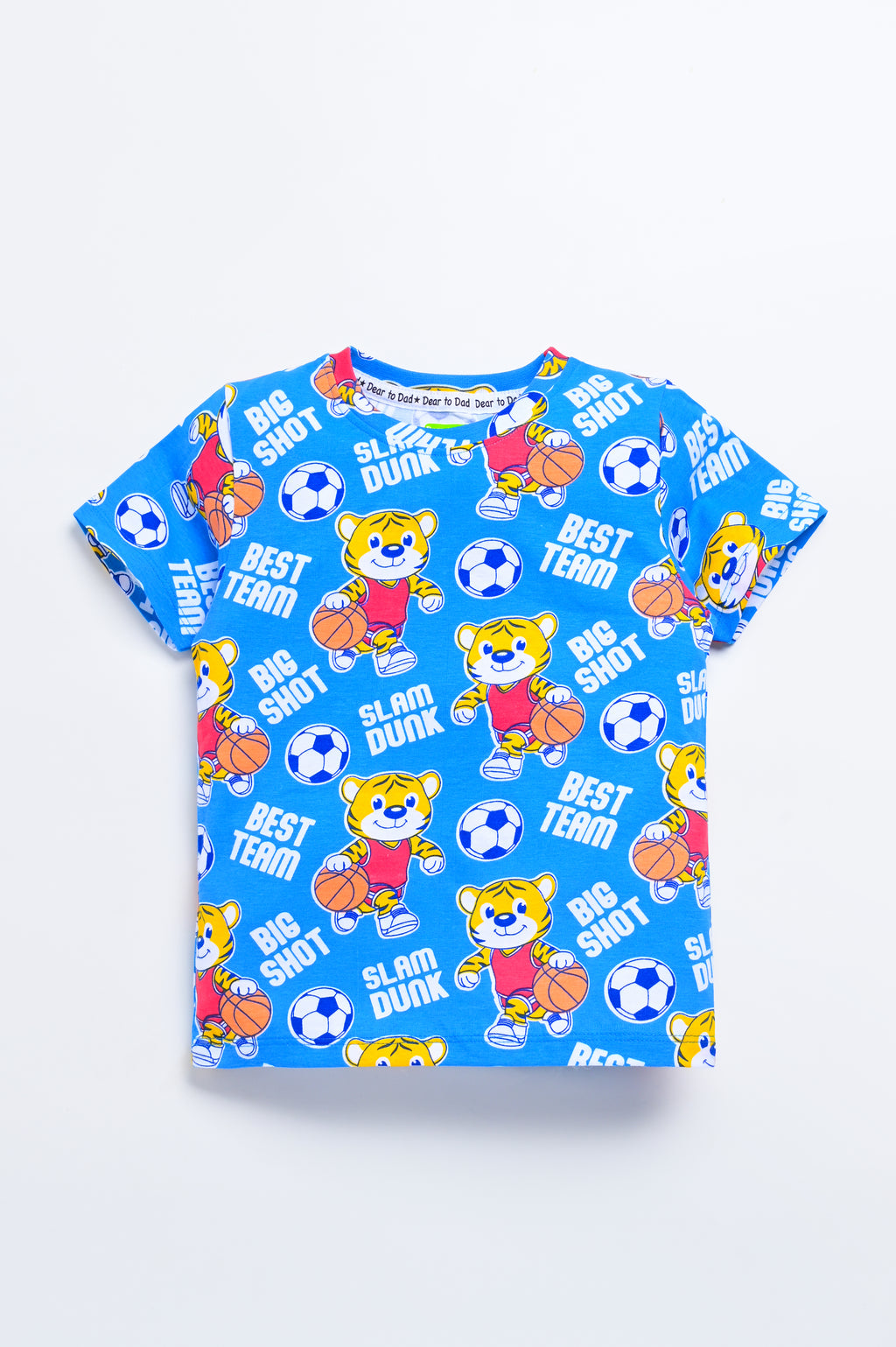 Dear To Dad Pure Cotton AOP Printed Half Sleeve Boys Co-ord Set HS-COS-07