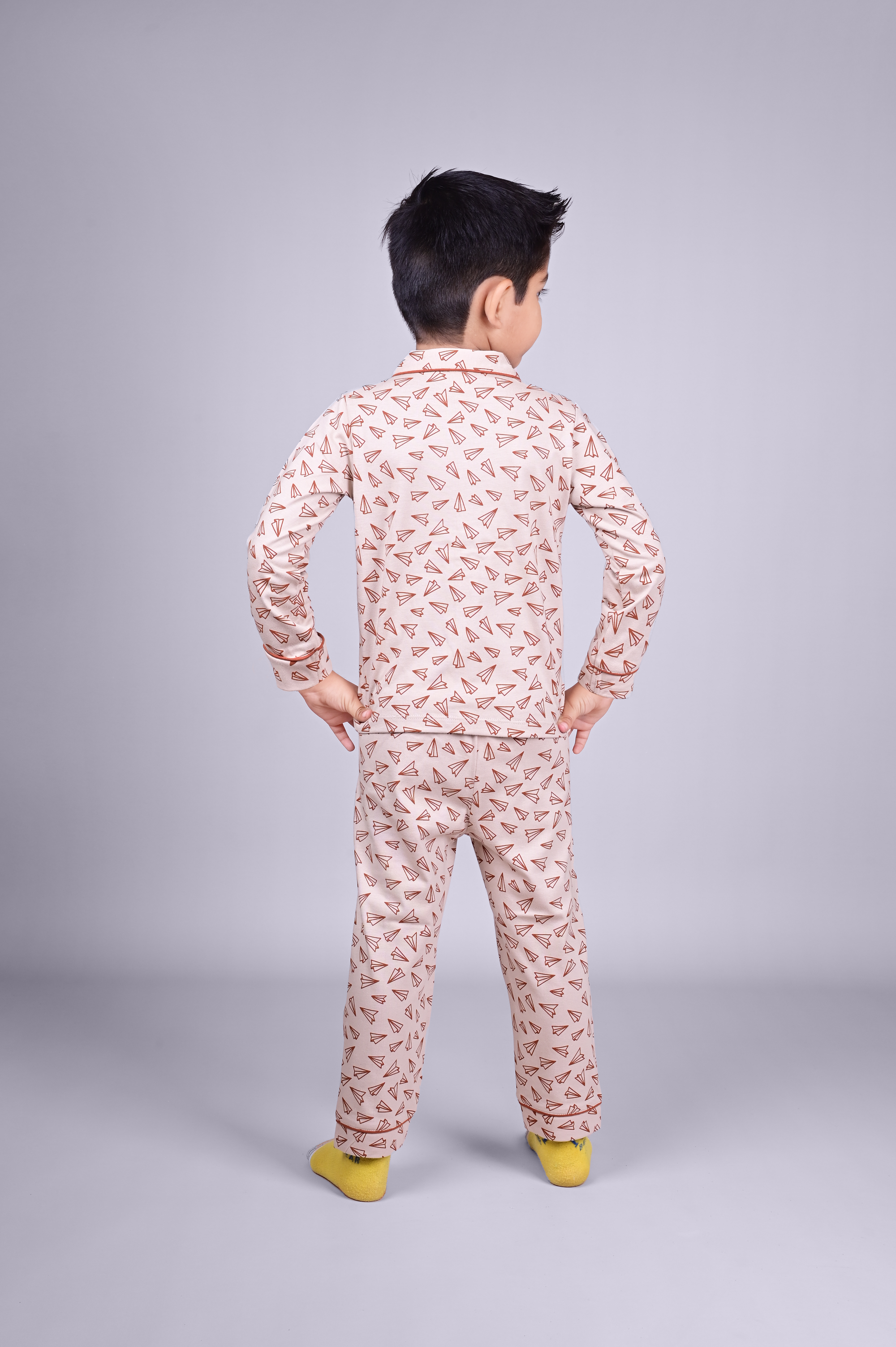 DTD All Over Airplane Printed Baby Boys Night Suit ON-B-FS-NS-26&27