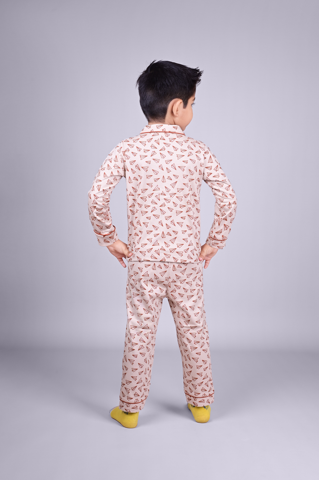 DTD All Over Airplane Printed Baby Boys Night Suit ON-B-FS-NS-26&27