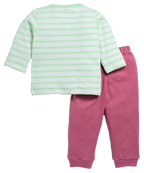D2D All Over Full Sleeve Aqua Green Front Open Top with Pink Pant G-FO-21_Pink