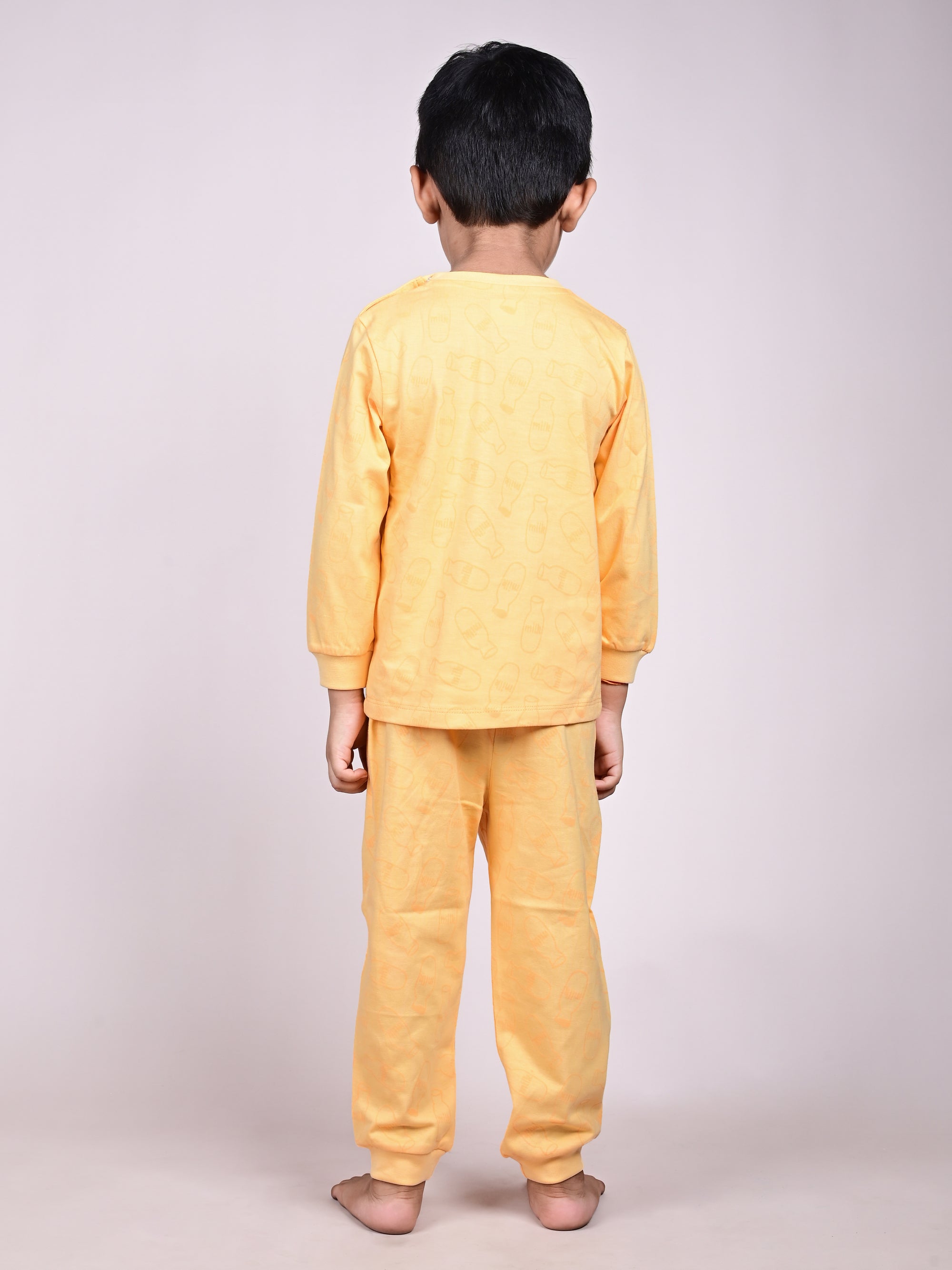 DTD Pure Cotton Full Sleeve All Over Printed Boys Night Suit B-FS-NS-37A&B