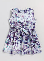 Color Block All Over Printed Girls A-Line Frock GF-WP-118
