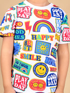 Dear To Dad Pure Cotton AO Printed Half Sleeve Boys Co-ord Set HS-COS-01