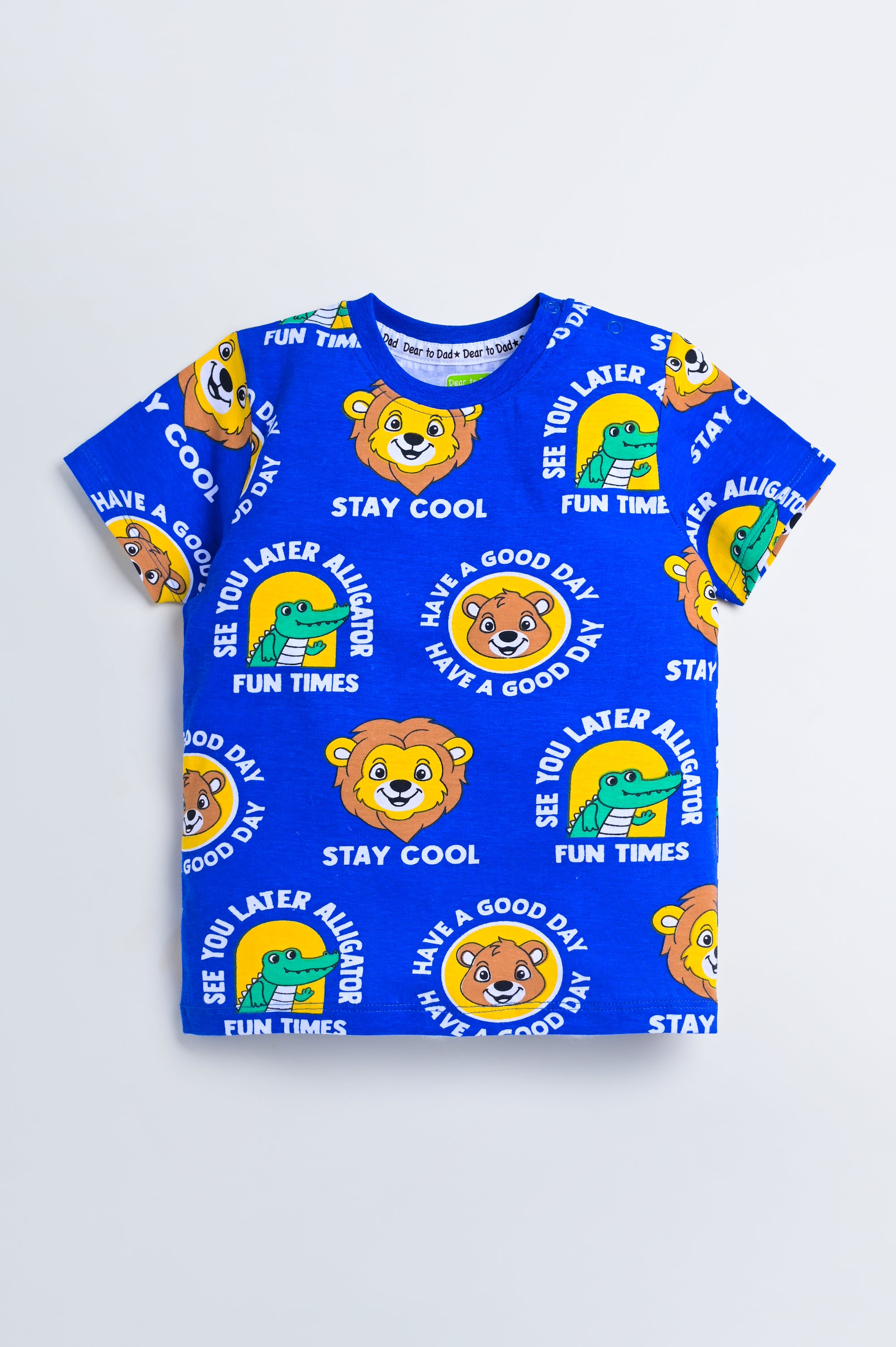Dear To Dad Pure Cotton AOP Printed Half Sleeve Boys Co-ord Set HS-COS-11 & 12