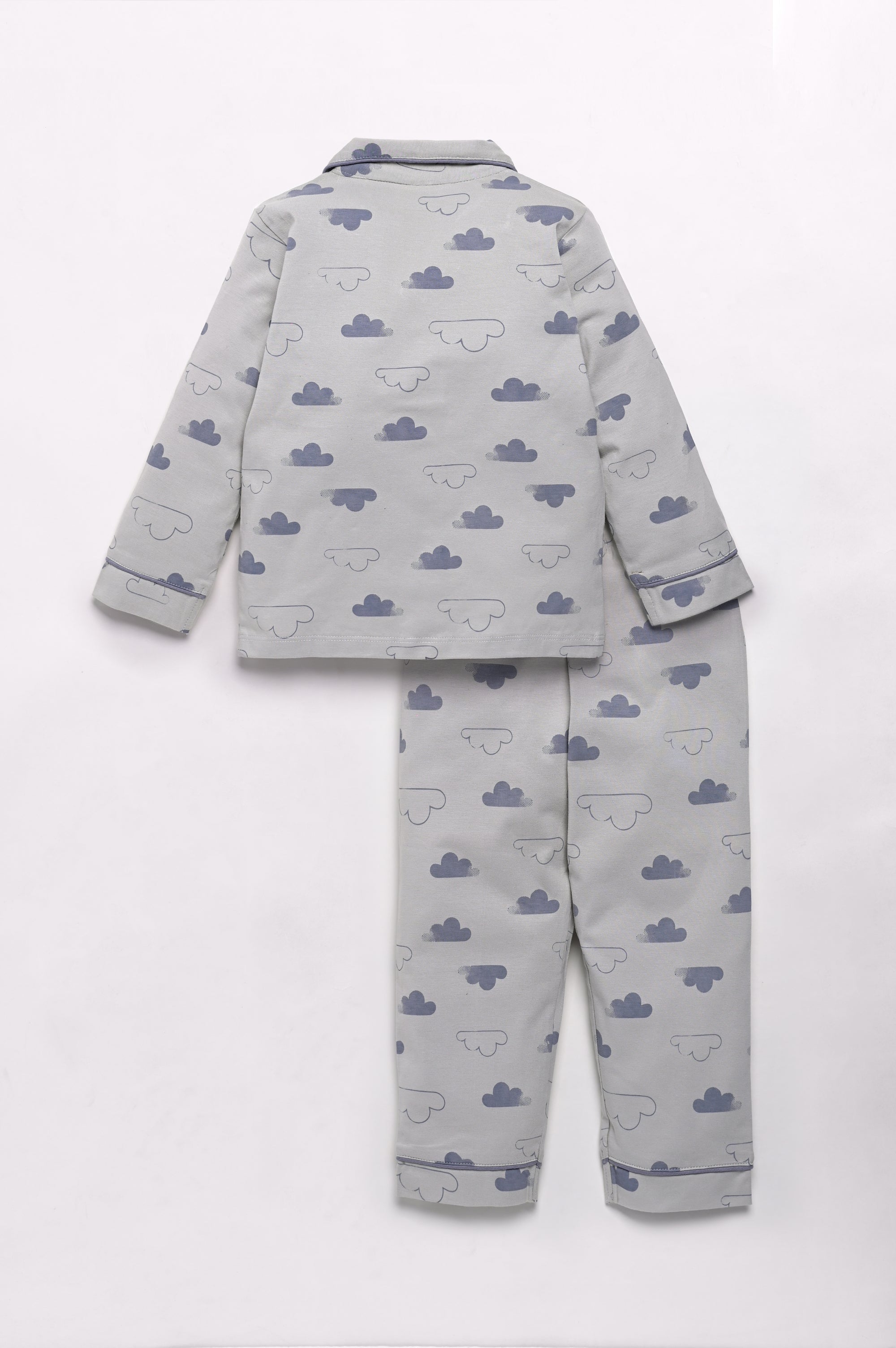 DTD Pure Cotton Full Sleeve All Over Printed Boys Night Suit B-FS-NS-24&25