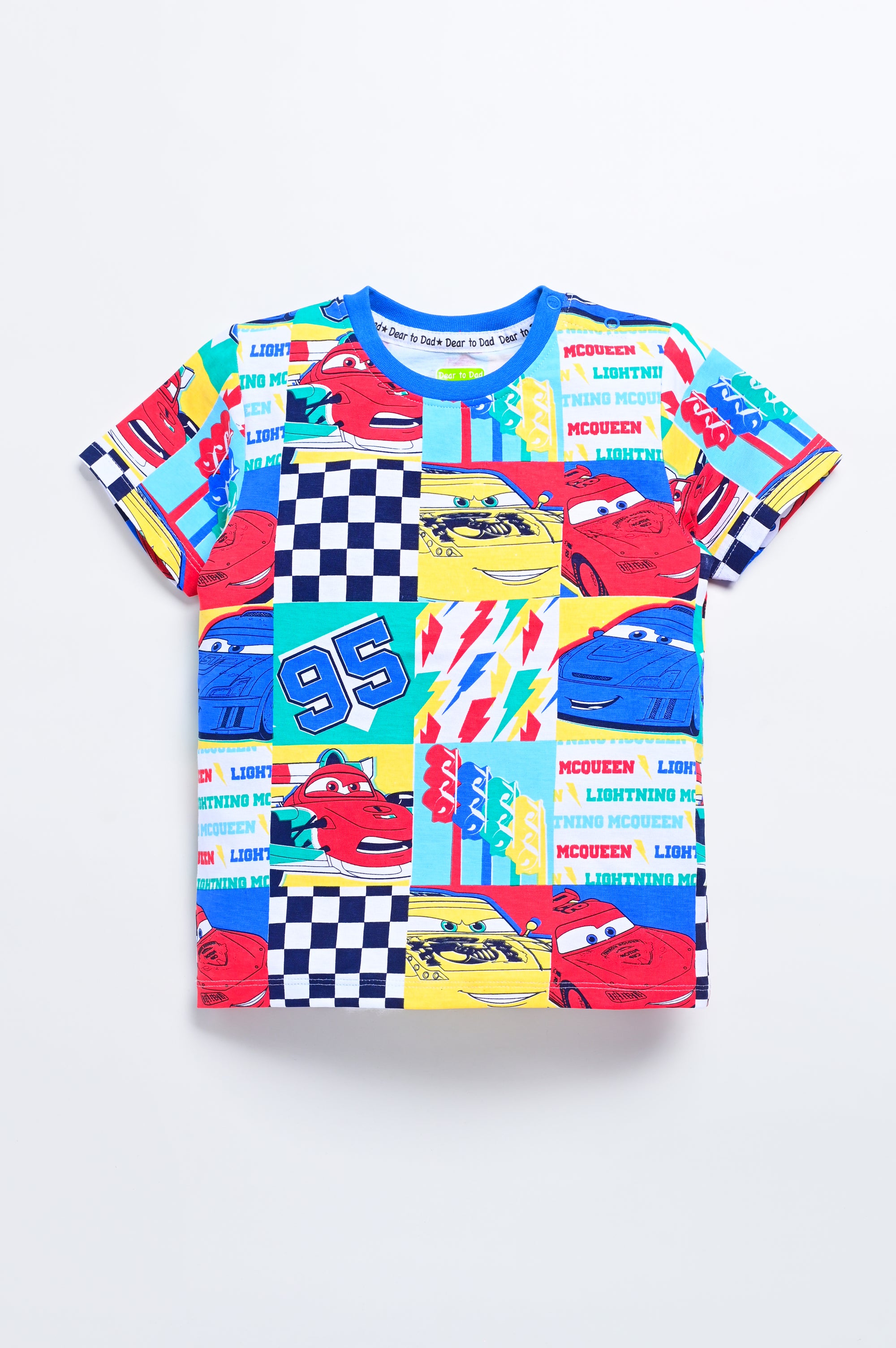 Dear To Dad Pure Cotton AOP Printed Half Sleeve Boys Co-ord Set HS-COS-10