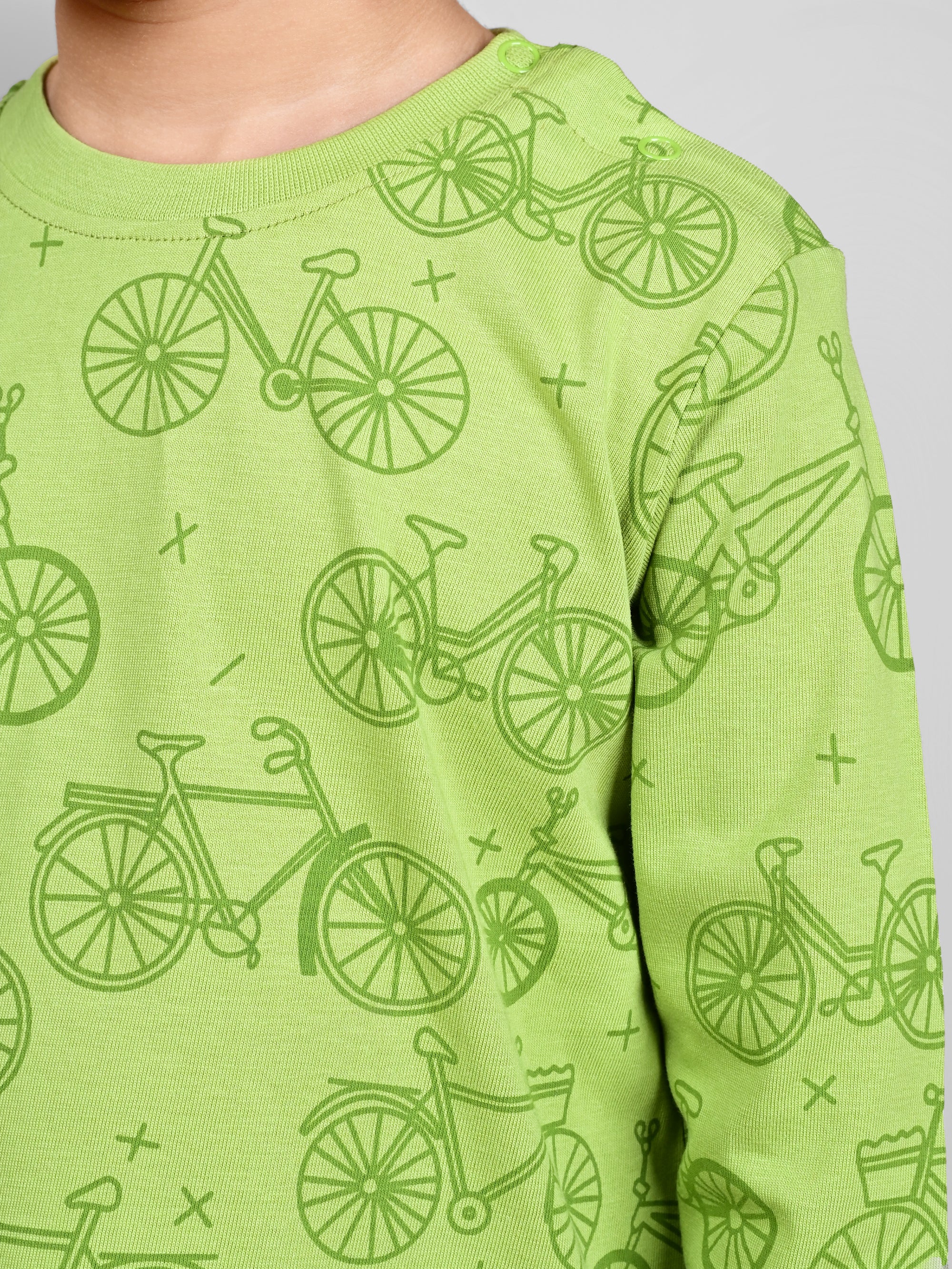 DTD Pure Cotton Full Sleeve All Over Printed Boys Night Suit B-FS-NS-19&20