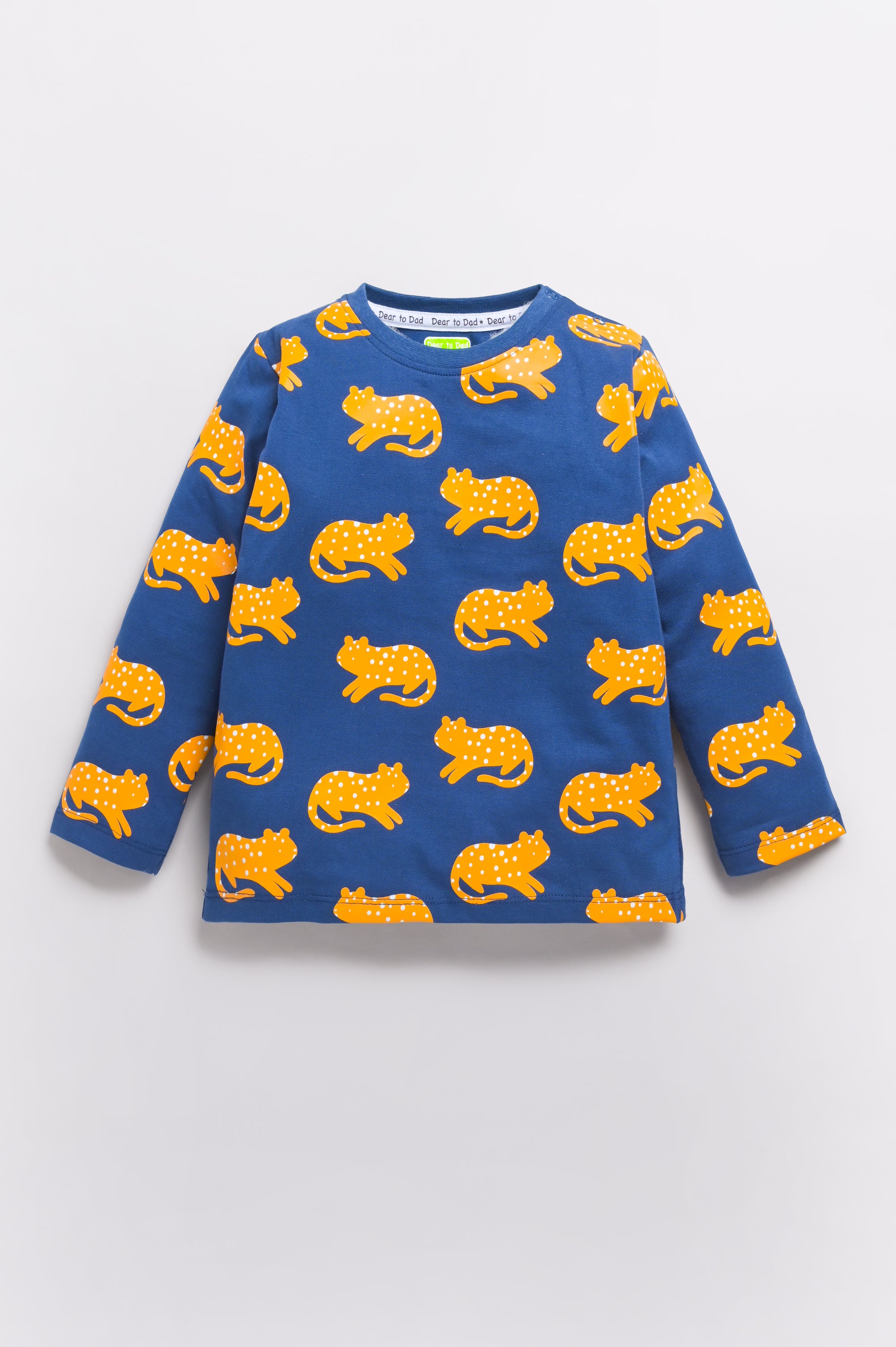 DTD Pure Cotton Full Sleeve All Over Printed Boys Night Suit B-FS-NS-06
