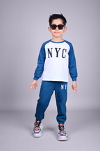 DTD Pure Cotton Full Sleeve All Over Printed Boys Night Suit B-FS-NS-38A & 38B