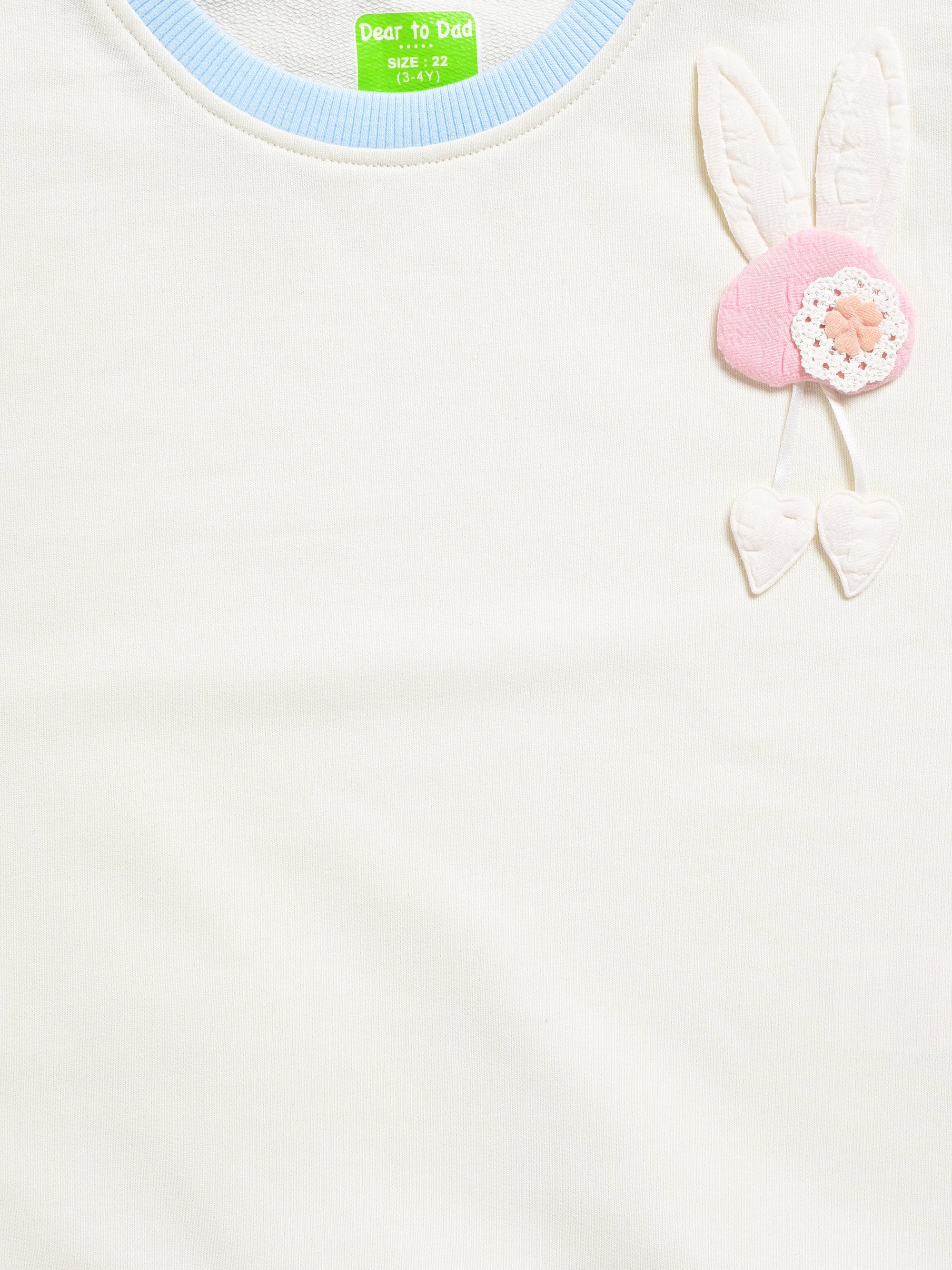 DTD Pure cotton Full Sleeve Round Neck Girls Sweat Shirt ON-G-SW-001/2/3