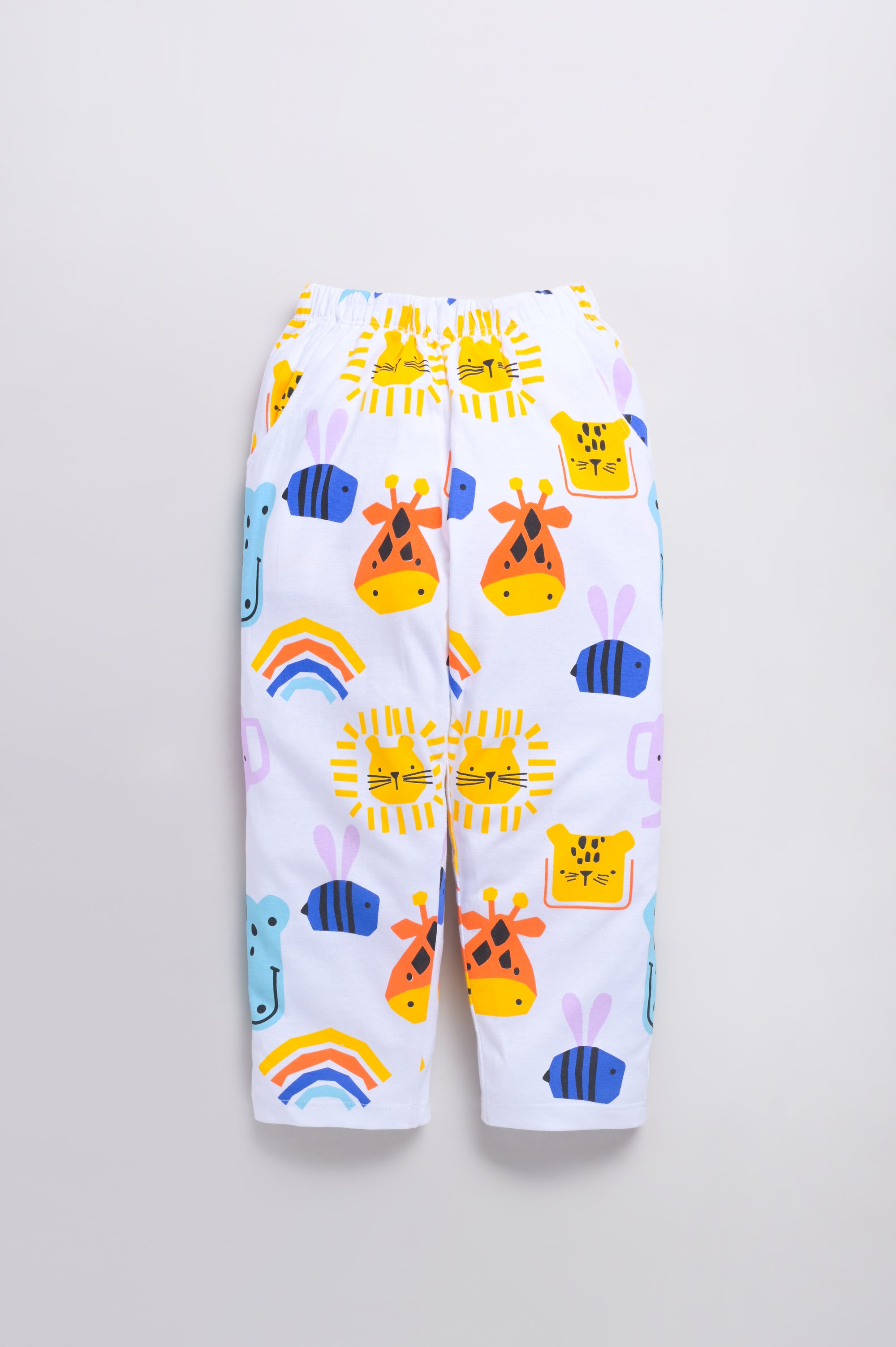 DTD Pure Cotton Full Sleeve All Over Printed Boys Night Suit B-FS-NS-18