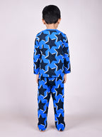 DTD Yellow Color All Over Star Printed Boys Full Sleeve Set B-FS-NS-15&16