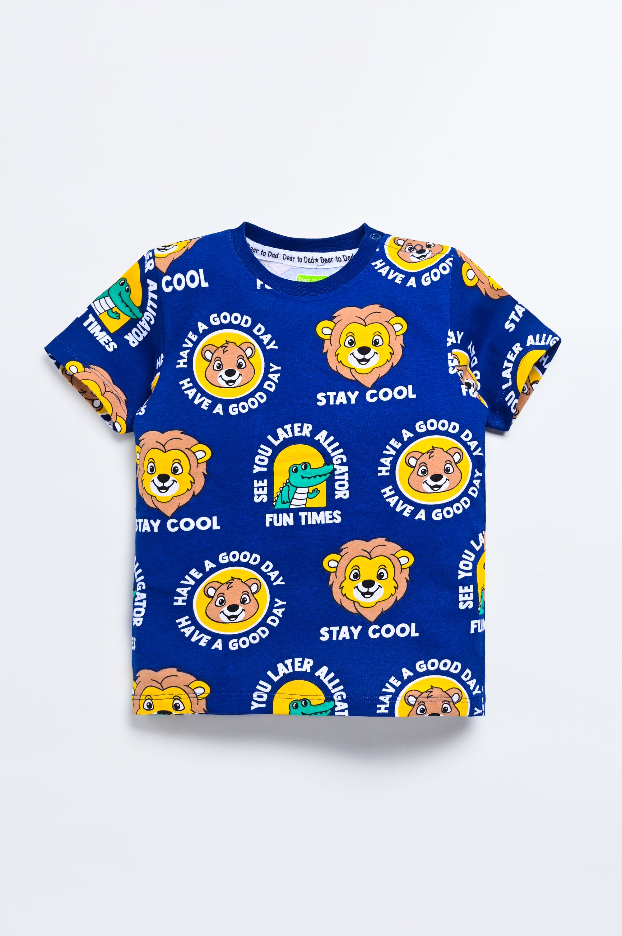 Dear To Dad Pure Cotton AOP Printed Half Sleeve Boys Co-ord Set HS-COS-11 & 12
