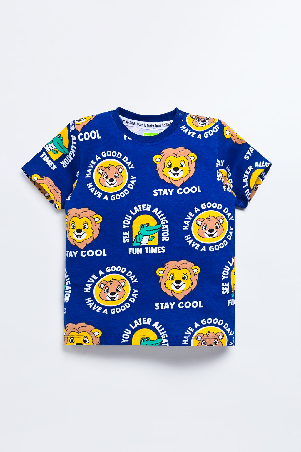 Dear To Dad Pure Cotton AOP Printed Half Sleeve Boys Co-ord Set HS-COS-11 & 12