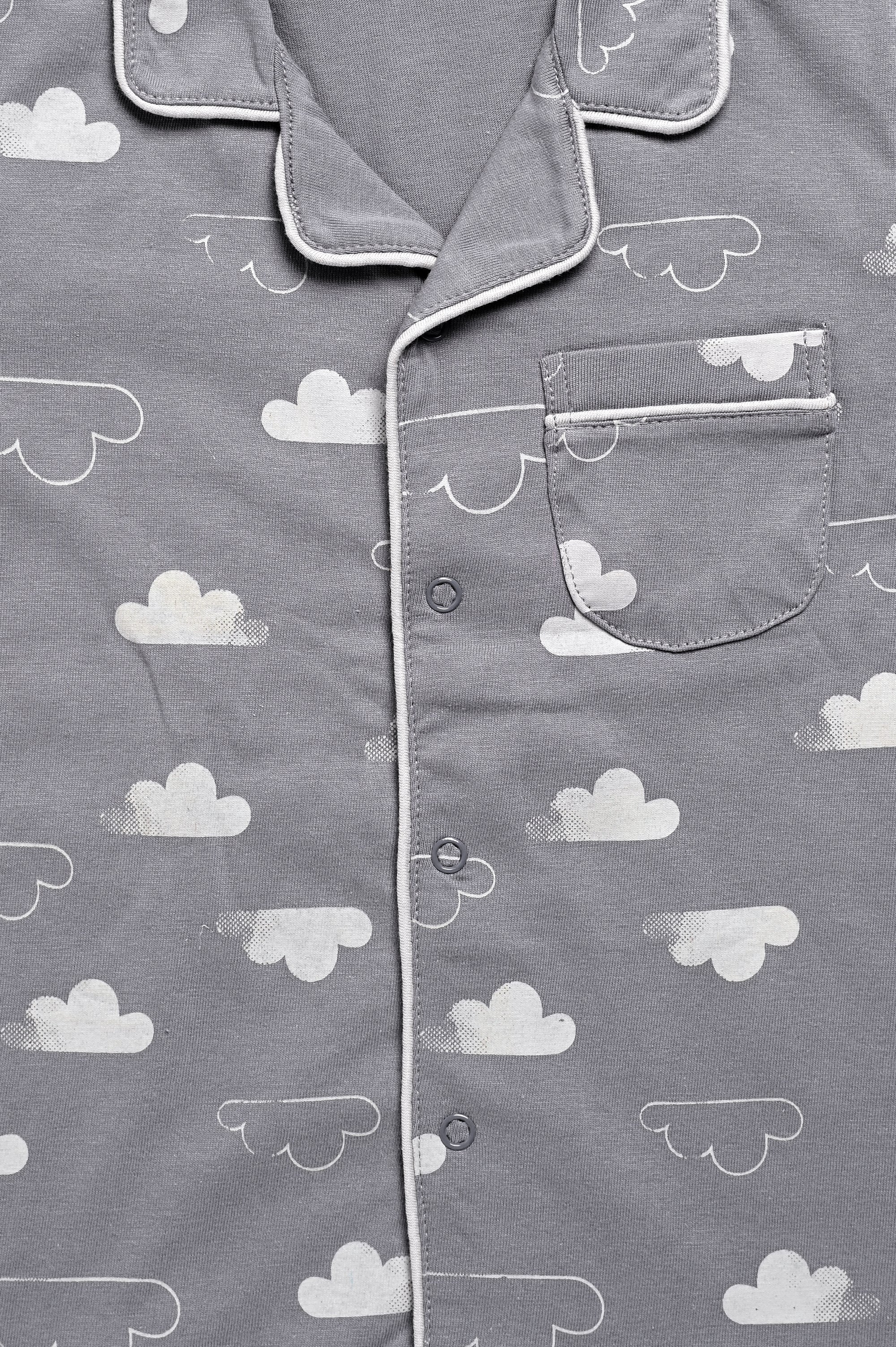 DTD Pure Cotton Full Sleeve All Over Printed Boys Night Suit B-FS-NS-24&25