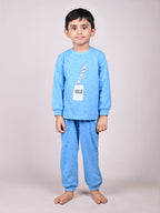 DTD Pure Cotton Full Sleeve All Over Printed Boys Night Suit B-FS-NS-37A&B