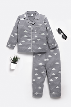 DTD Pure Cotton Full Sleeve All Over Printed Boys Night Suit B-FS-NS-24&25