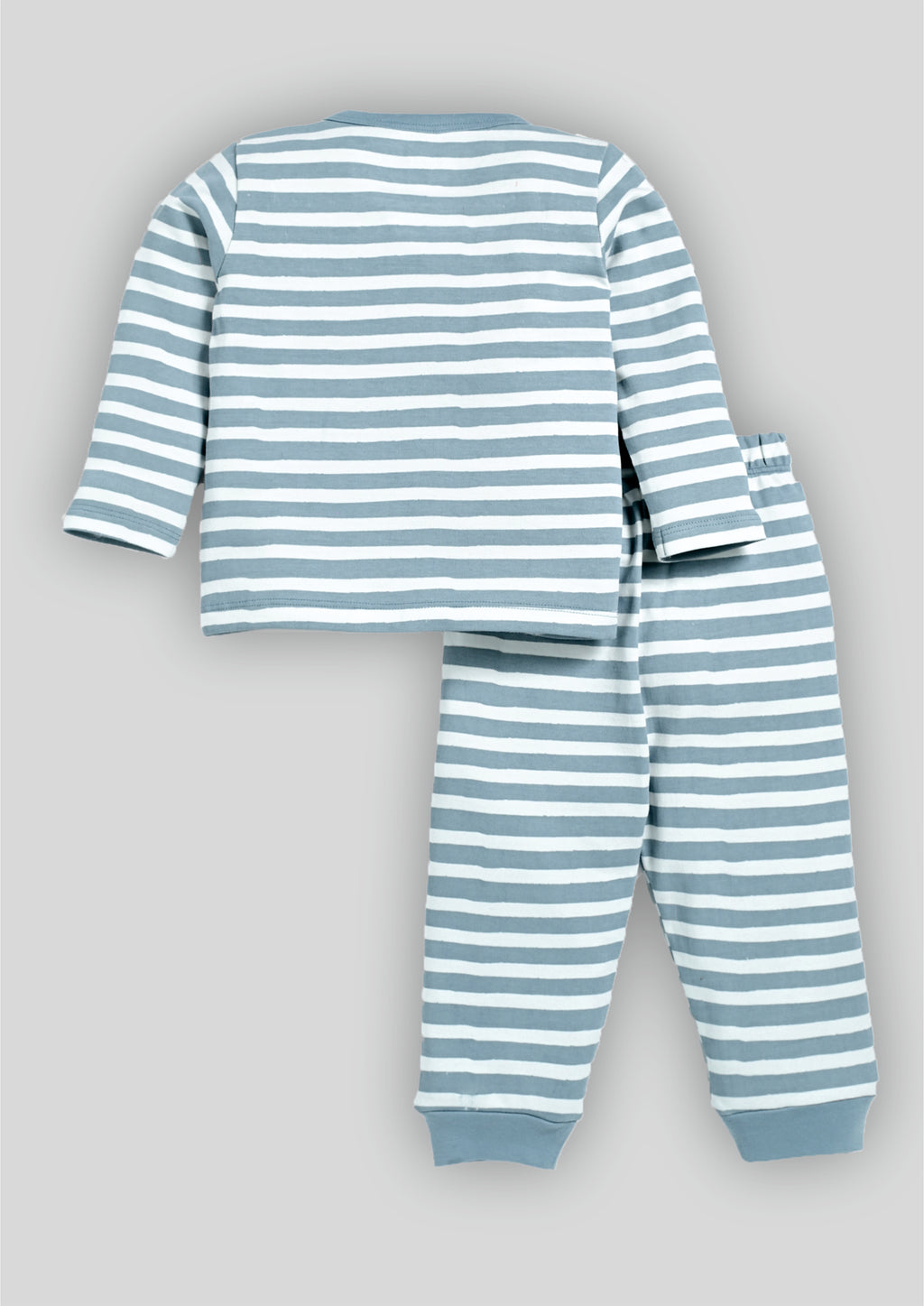 Grey Full Sleeve Front Open Set B-FO-12_SkyBlue