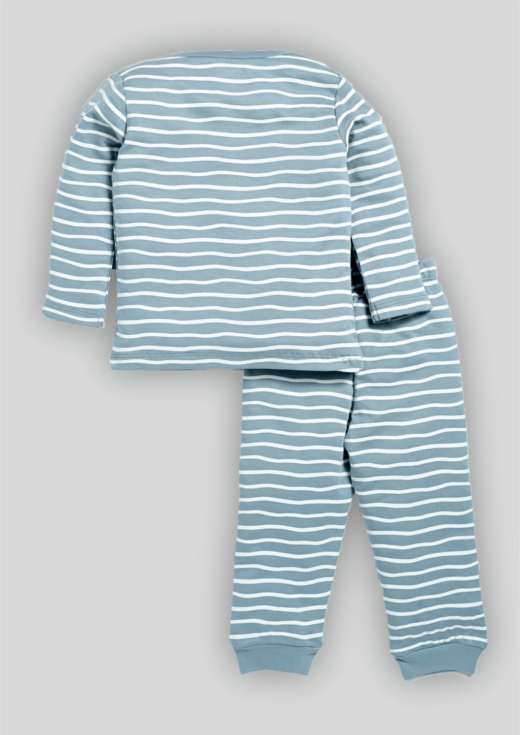 D2D Boys Blue Sleeve Front Open Set B-FO-16_Stripe