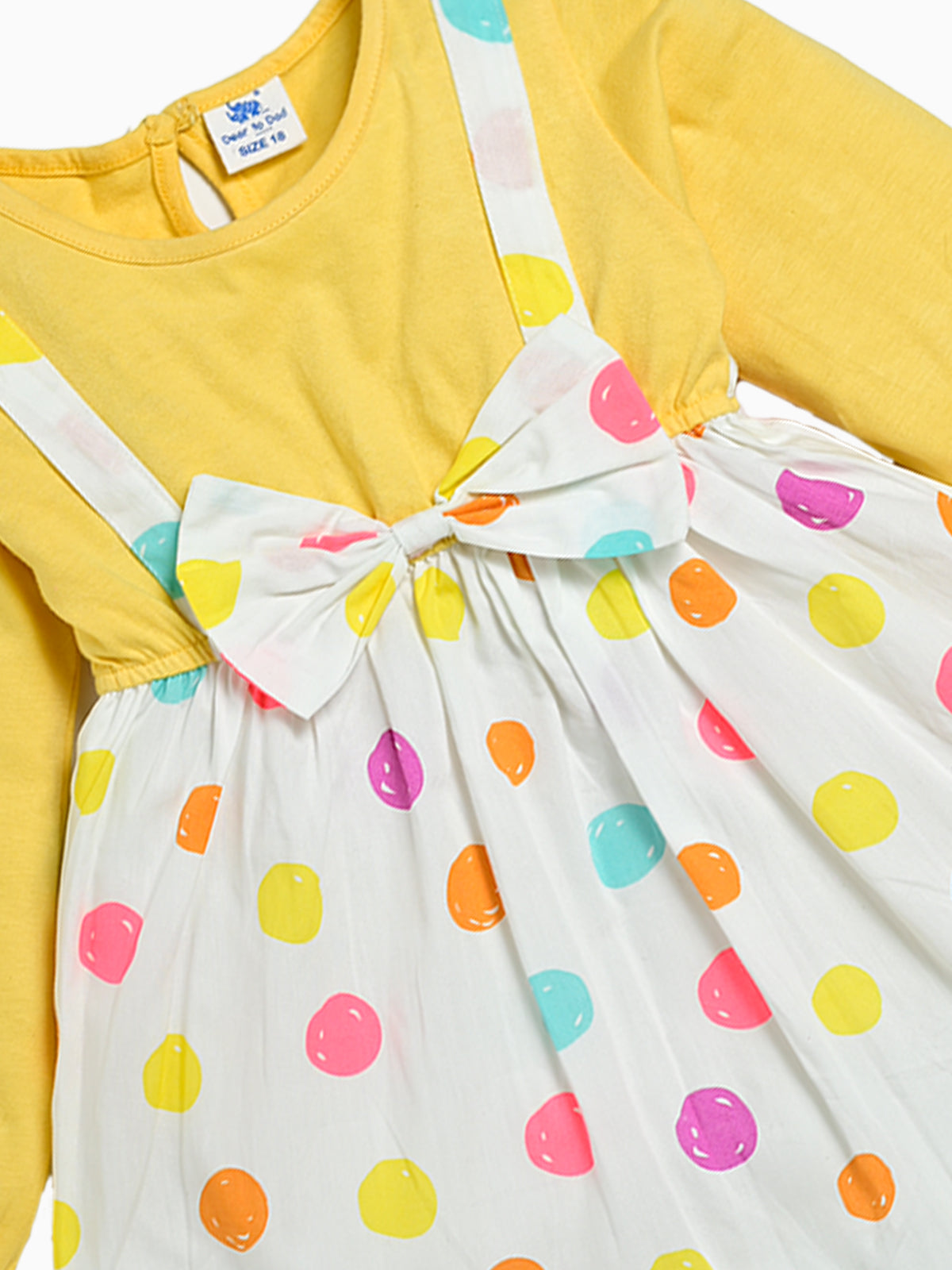 DTD Full Sleeve Cotton Frock with Lycra Laggings G-FS-041