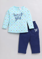 Bobby Printed Girls Full Sleeve Set Dear to Dad