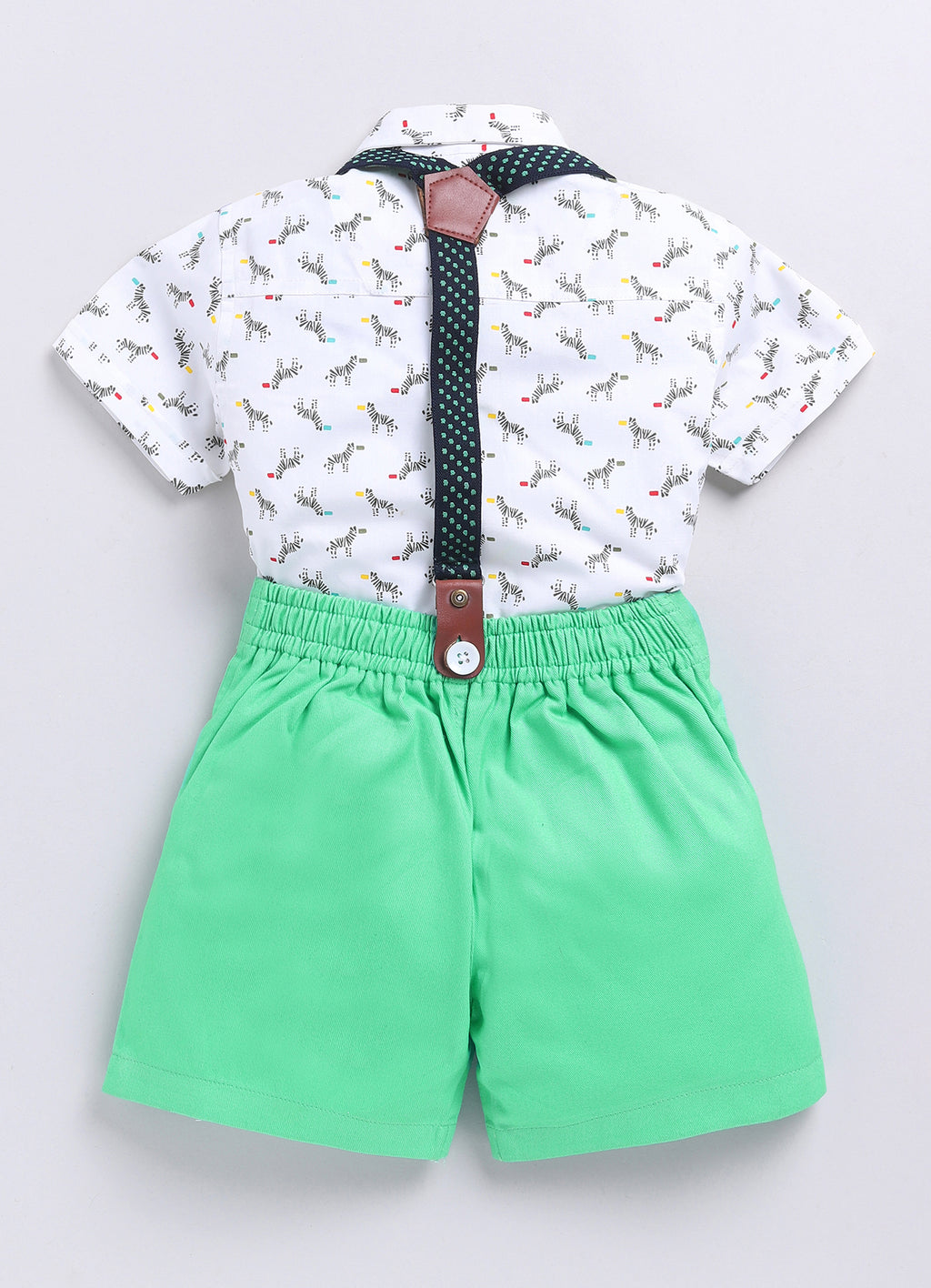 DTD Pure Cotton Half Sleeve Boys Dungaree ON-B-HSD-811