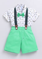 DTD Pure Cotton Half Sleeve Boys Dungaree ON-B-HSD-811