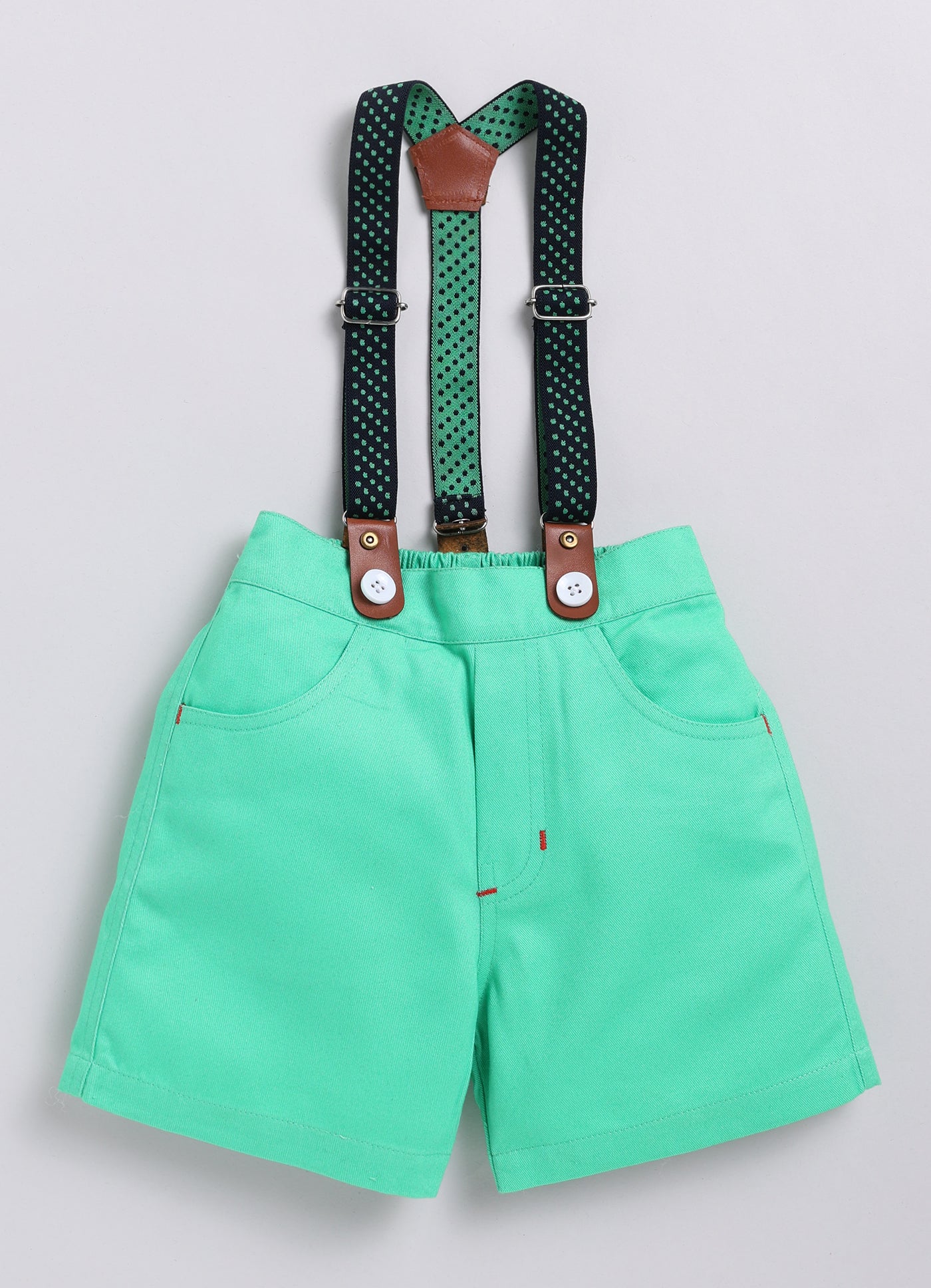 DTD Pure Cotton Half Sleeve Boys Dungaree ON-B-HSD-815